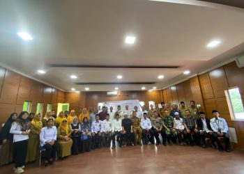 Jaga Bunda Tanah Melayu Tetap Damai, Tokoh Lintas Sektor Lingga Bersatu Tolak Konflik dan Penyakit Masyarakat. (Foto/Handoyo).