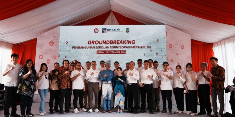 Sekolah Terintegrasi Merah Putih di Rempang, Investasi SDM Untuk Masa Depan Anak Hinterland. (Foto/Humas).