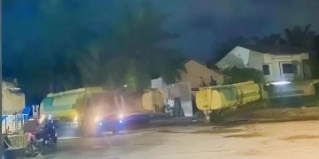 Rumah Makan Di Jalan Paya Roba Binjai Barat, Diduga Jadi Lokalisasi Penampung CPO Ilegal. (Foto/Istimewa).