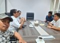 Ketua Panitia Pelaksanaan UKW Akbar PWI Kepri, Herry Sembiring dan  Sekretaris Pantia Anwar Saleh. (Foto/Dok PWI)