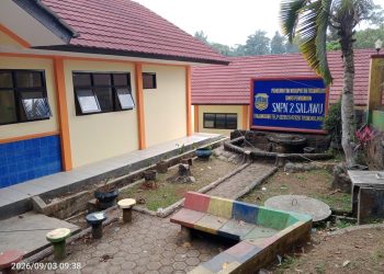 SMP Negeri 2 Salawu Dapat Bantuan Program Revitalisasi Dari Pemerintah. (Foto/Panca).