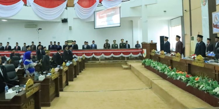 Kapolres Tubaba Hadiri Rapat Paripurna Pidato Kenegaraan Presiden Republik Indonesia, Semarak HUT RI ke-81. (Foto/Maria).