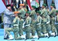 Preseden Prabowo Resmikan Kodam XXV/Sultan Mahmud Riayat Syah Kepri. (Foto/Istimewa).