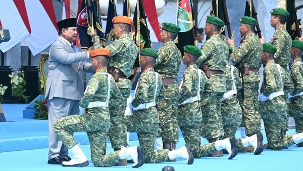 Preseden Prabowo Resmikan Kodam XXV/Sultan Mahmud Riayat Syah Kepri. (Foto/Istimewa).