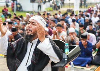 BP Batam Gelar Salat Istisqa Bersama Ratusan Warga di Waduk Nongsa. (Foto/Humas).