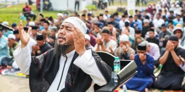 BP Batam Gelar Salat Istisqa Bersama Ratusan Warga di Waduk Nongsa. (Foto/Humas).