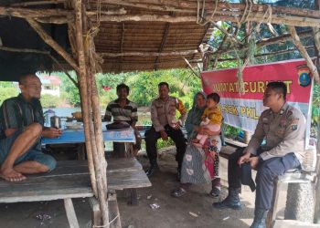 Polsek Pangkalan Susu Gelar Jumat Curhat, Ajak Warga Perkuat Sinergi Jaga Kamtibmas. (Foto/Humas).